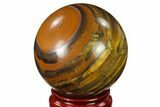 Polished Tiger's Eye Sphere #143267-1